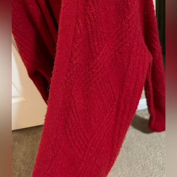 Anthropologie Red Cardigan 🎄❤️ - Picture 3 of 7